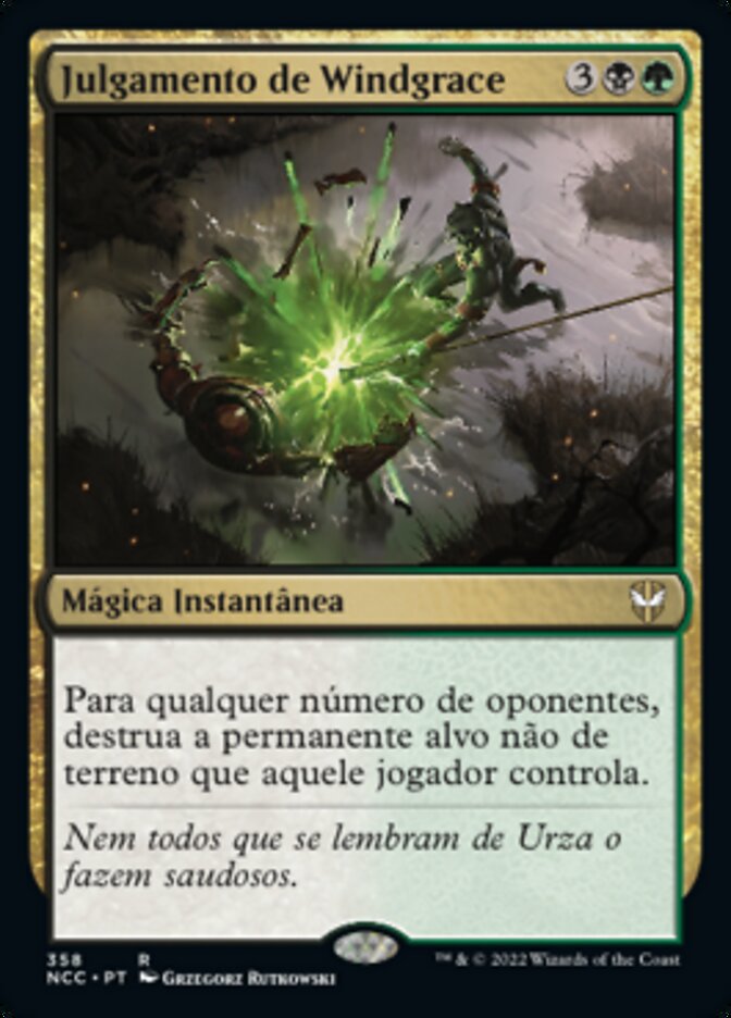 Julgamento de Windgrace / Windgrace's Judgment - Magic: The Gathering - MoxLand