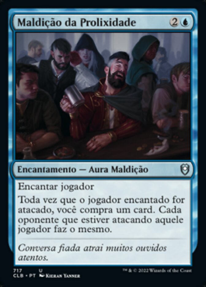 Maldição da Prolixidade / Curse of Verbosity - Magic: The Gathering - MoxLand