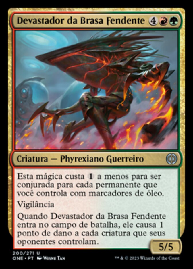 Devastador da Brasa Fendente / Cinderslash Ravager - Magic: The Gathering - MoxLand