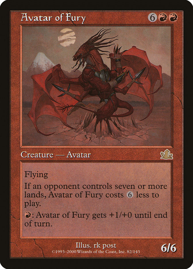 Avatar da Fúria / Avatar of Fury - Magic: The Gathering - MoxLand