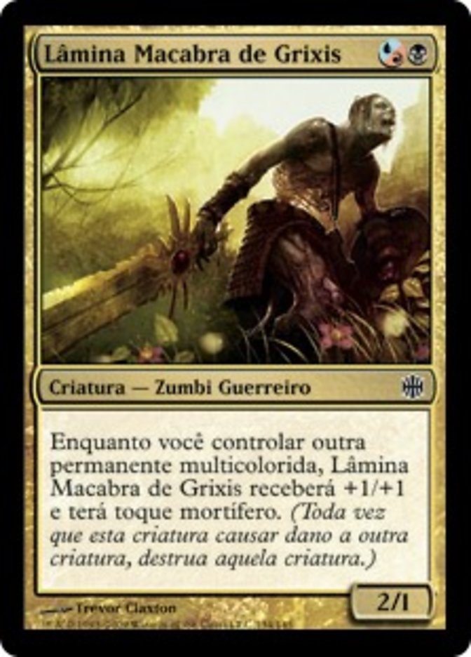 Lâmina Macabra de Grixis / Grixis Grimblade - Magic: The Gathering - MoxLand