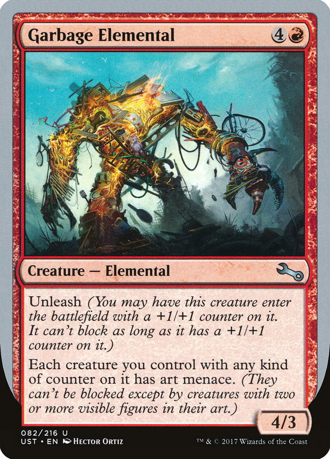 Garbage Elemental - Magic: The Gathering - MoxLand