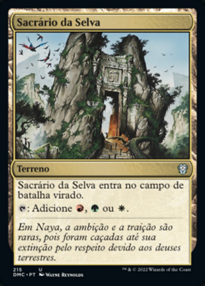 Sacrário da Selva / Jungle Shrine - Magic: The Gathering - MoxLand