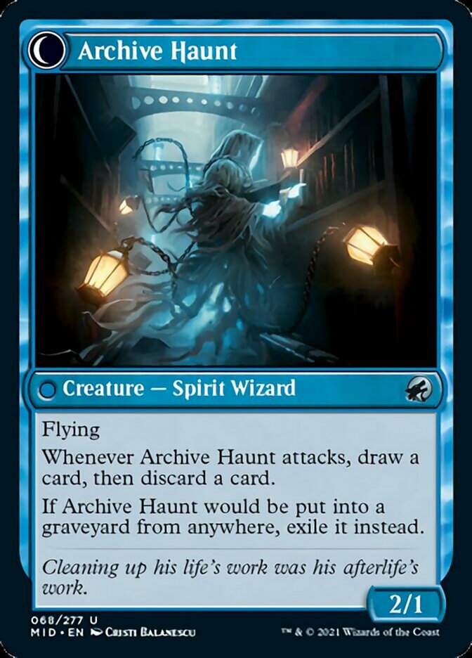 Arquivista Sobrecarregado / Overwhelmed Archivist - Magic: The Gathering - MoxLand