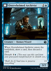 Arquivista Sobrecarregado / Overwhelmed Archivist - Magic: The Gathering - MoxLand