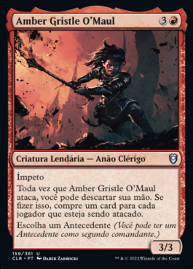 Amber Gristle O'Maul / Amber Gristle O'Maul - Magic: The Gathering - MoxLand