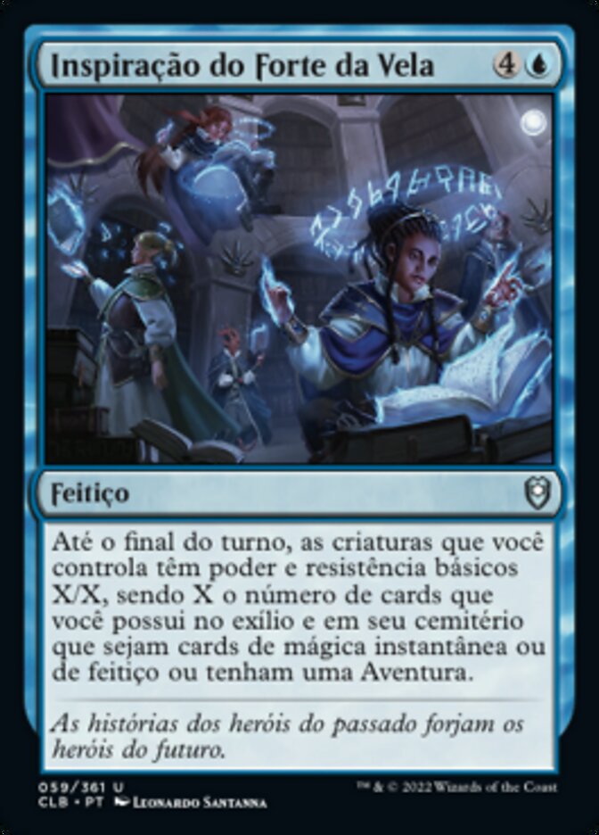 Inspiração do Forte da Vela / Candlekeep Inspiration - Magic: The Gathering - MoxLand