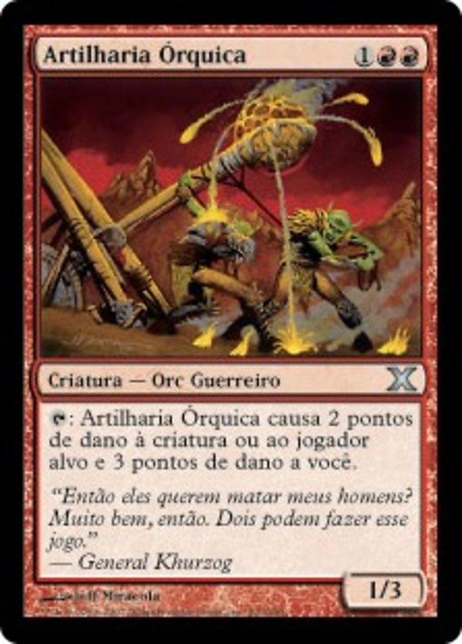 Artilharia Órquica / Orcish Artillery - Magic: The Gathering - MoxLand