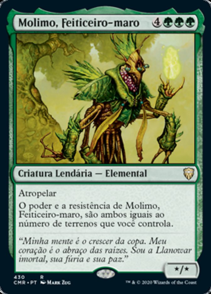 Molimo, Feiticeiro-maro / Molimo, Maro-Sorcerer - Magic: The Gathering - MoxLand