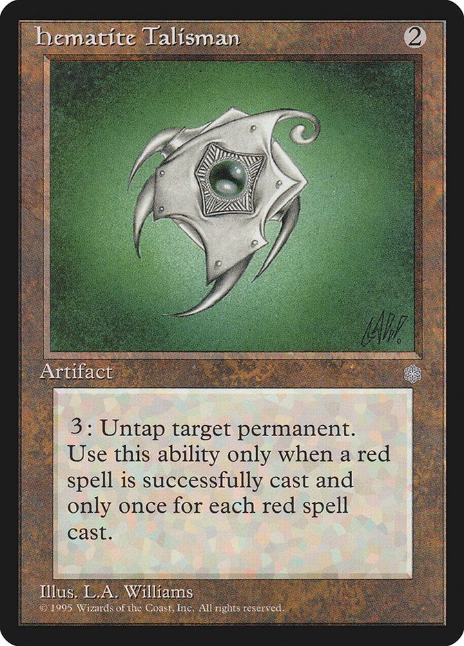 Talismã de Hematita / Hematite Talisman - Magic: The Gathering - MoxLand