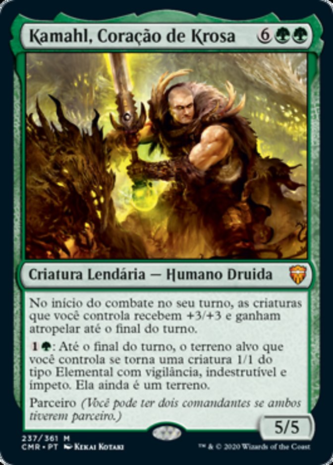 Kamahl, Coração de Krosa / Kamahl, Heart of Krosa - Magic: The Gathering - MoxLand