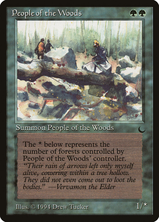 People of the Woods / People of the Woods - Magic: The Gathering - MoxLand