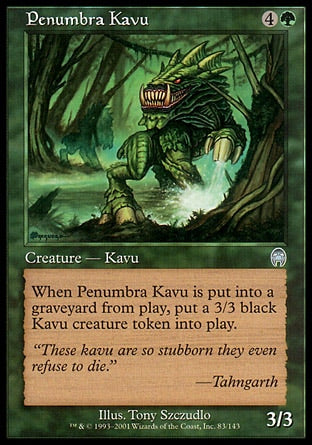 Kavu Penumbra / Penumbra Kavu - Magic: The Gathering - MoxLand