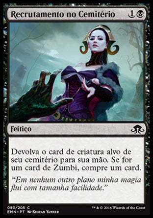 Recrutamento no Cemitério / Cemetery Recruitment - Magic: The Gathering - MoxLand