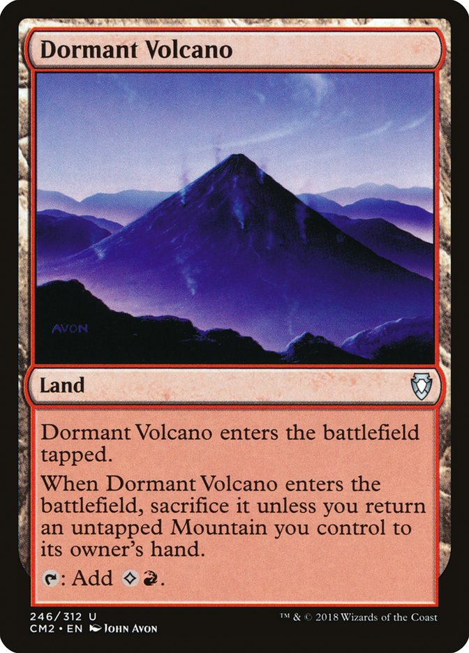 Vulcão Inativo / Dormant Volcano - Magic: The Gathering - MoxLand