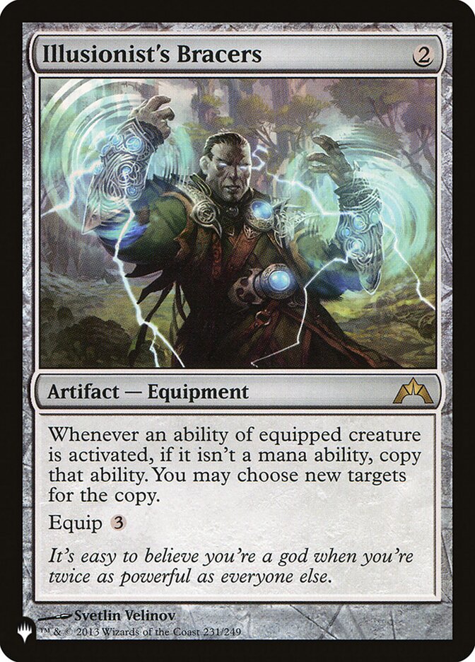 Braceletes do Ilusionista / Illusionist's Bracers - Magic: The Gathering - MoxLand