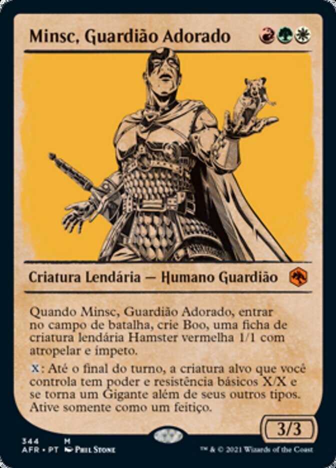 Minsc, Guardião Adorado / Minsc, Beloved Ranger - Magic: The Gathering - MoxLand