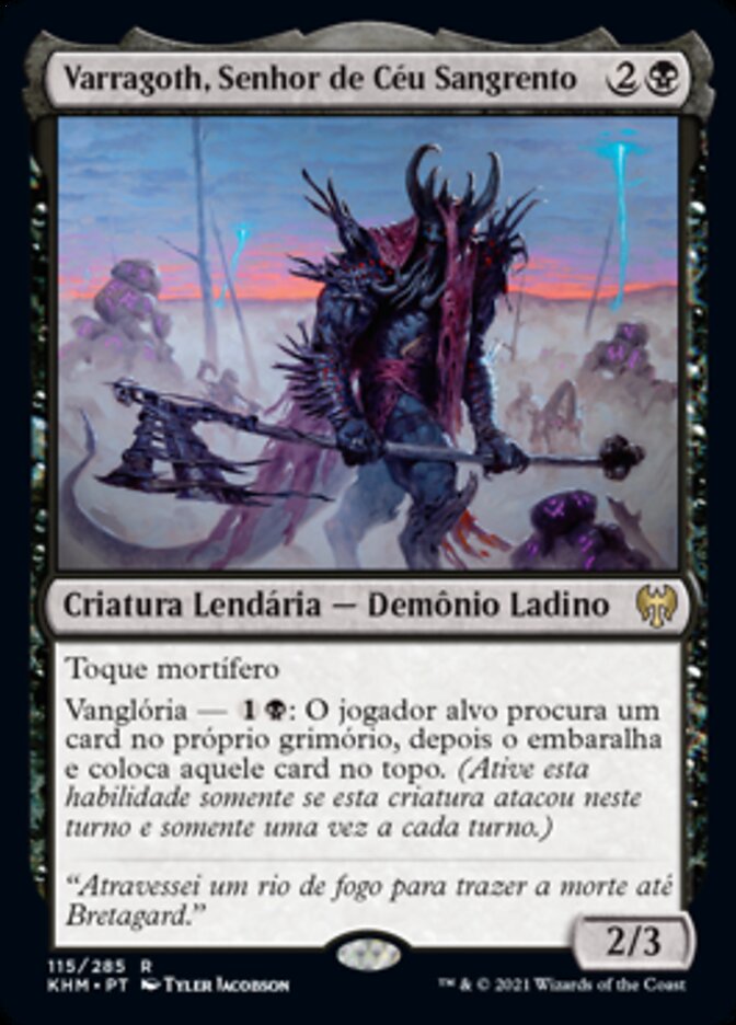 Varragoth, Senhor de Céu Sangrento / Varragoth, Bloodsky Sire - Magic: The Gathering - MoxLand