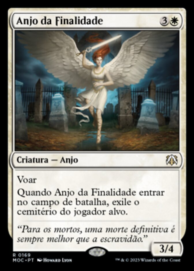 Anjo da Finalidade / Angel of Finality - Magic: The Gathering - MoxLand