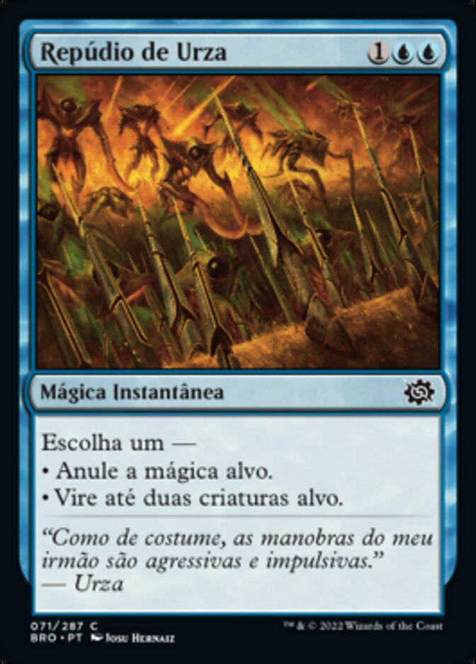 Repúdio de Urza / Urza's Rebuff - Magic: The Gathering - MoxLand