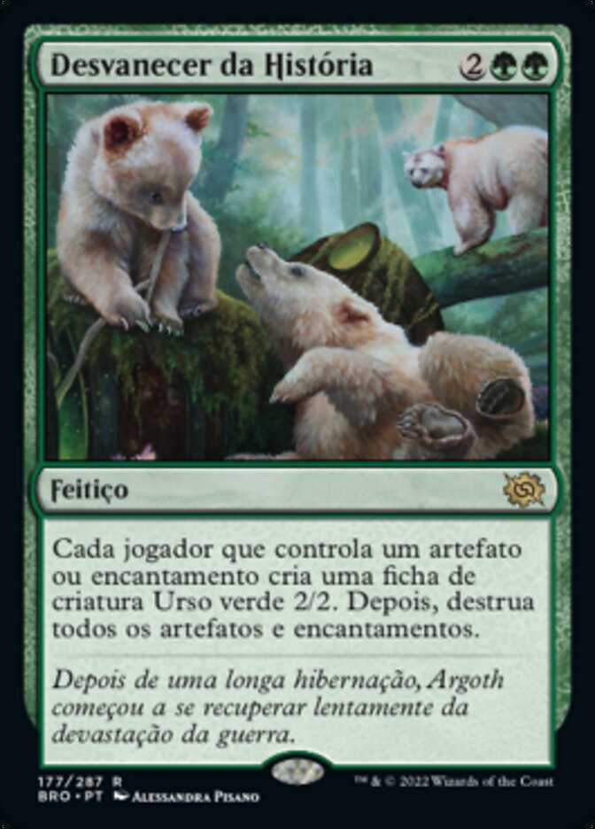 Desvanecer da História / Fade from History - Magic: The Gathering - MoxLand