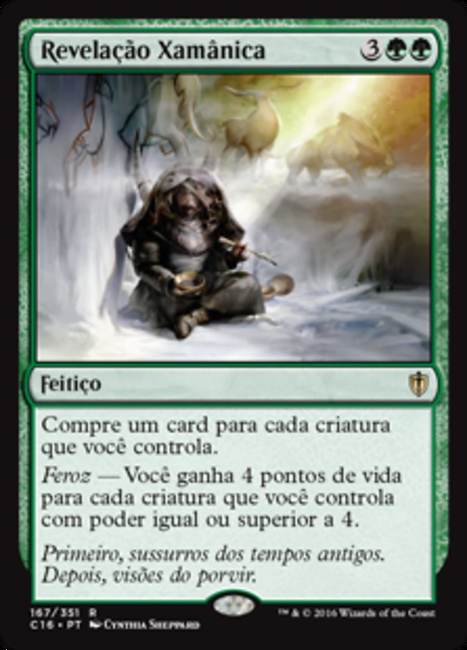 Revelação Xamânica / Shamanic Revelation - Magic: The Gathering - MoxLand