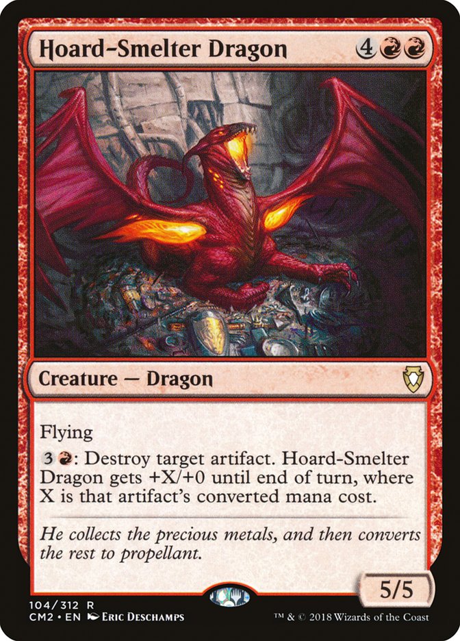 Dragão Fundidor de Tesouro / Hoard-Smelter Dragon - Magic: The Gathering - MoxLand