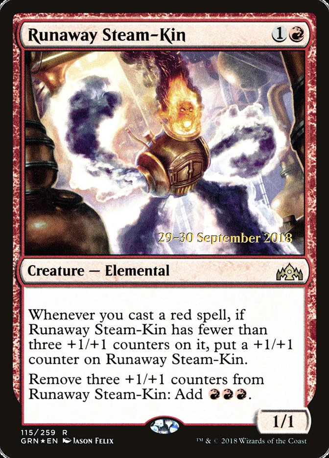 Vapóreo em Fuga / Runaway Steam-Kin - Magic: The Gathering - MoxLand