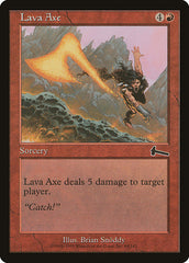 Machado de Lava / Lava Axe - Magic: The Gathering - MoxLand