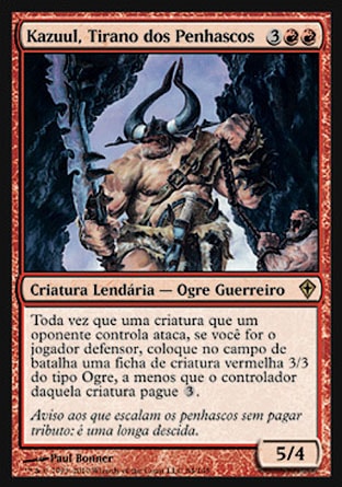 Kazuul, Tirano dos Penhascos / Kazuul, Tyrant of the Cliffs - Magic: The Gathering - MoxLand