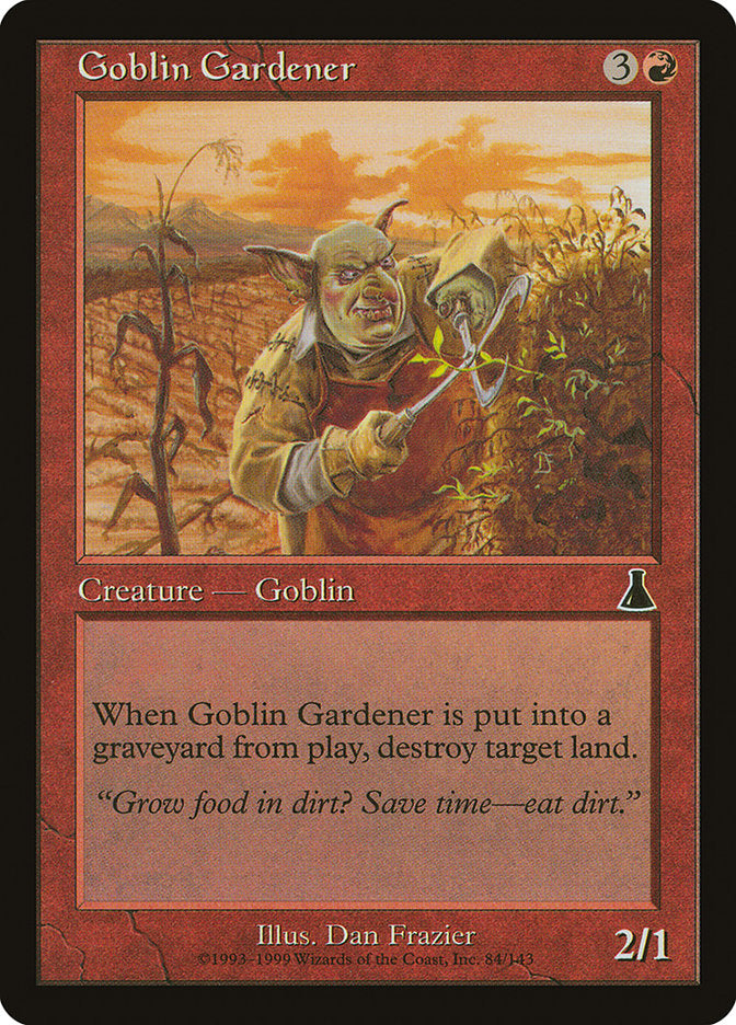 Goblin Jardineiro / Goblin Gardener - Magic: The Gathering - MoxLand