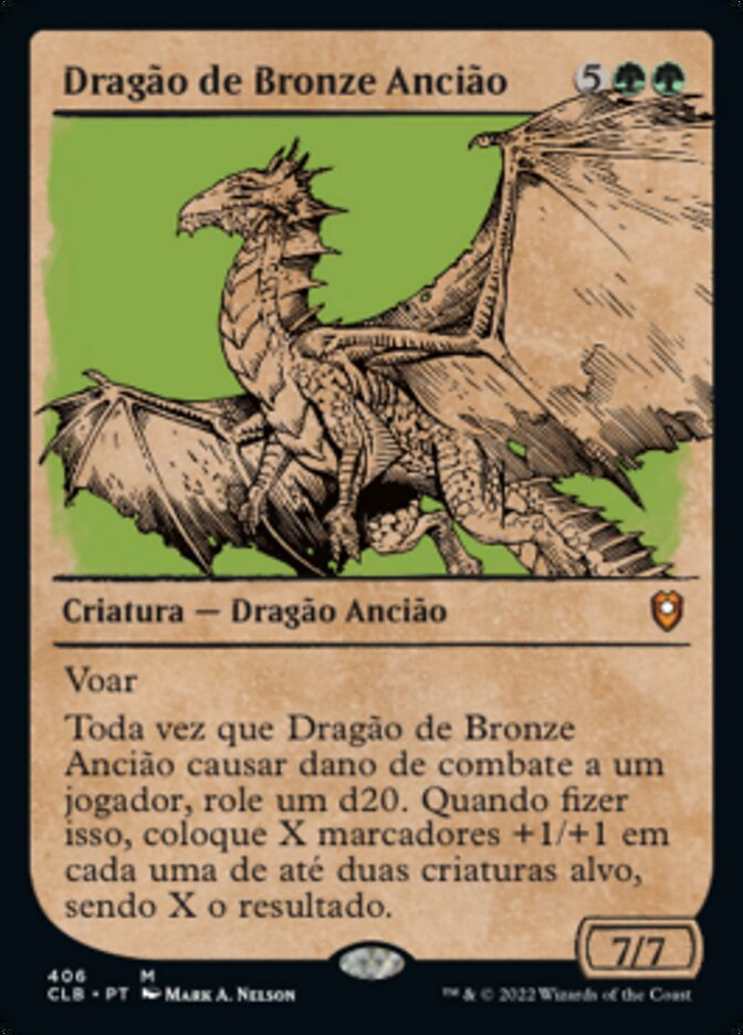 Dragão de Bronze Ancião / Ancient Bronze Dragon - Magic: The Gathering - MoxLand