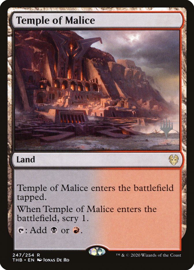 Templo da Maleficência / Temple of Malice - Magic: The Gathering - MoxLand