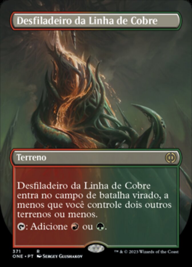 Desfiladeiro da Linha de Cobre / Copperline Gorge - Magic: The Gathering - MoxLand