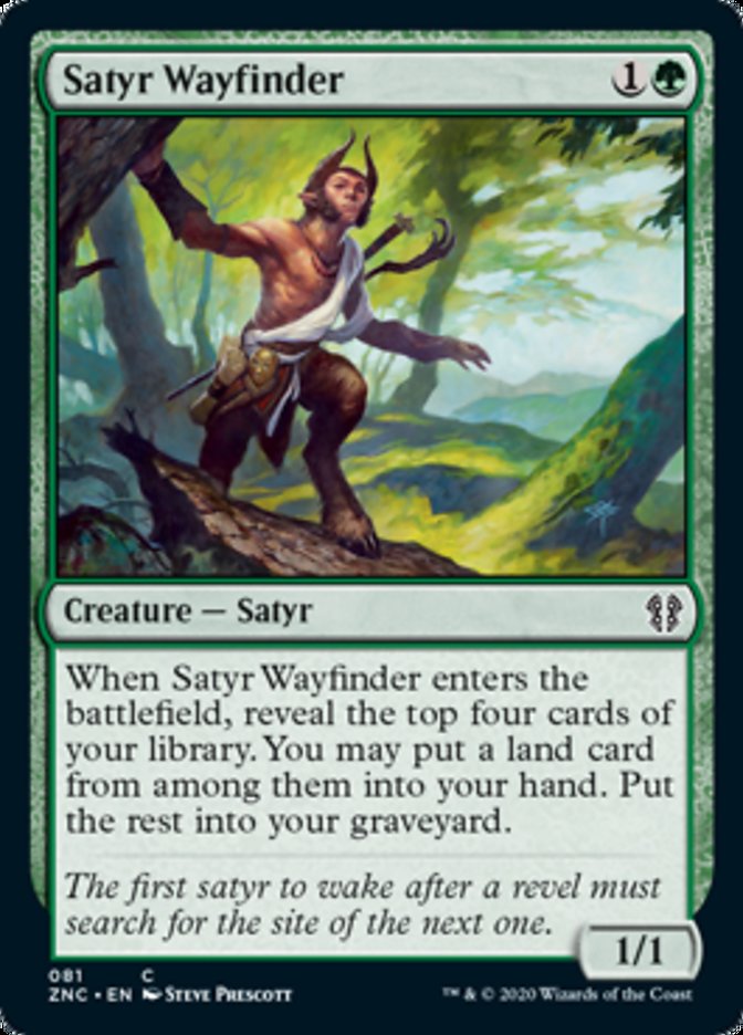 Sátiro Trilheiro / Satyr Wayfinder - Magic: The Gathering - MoxLand