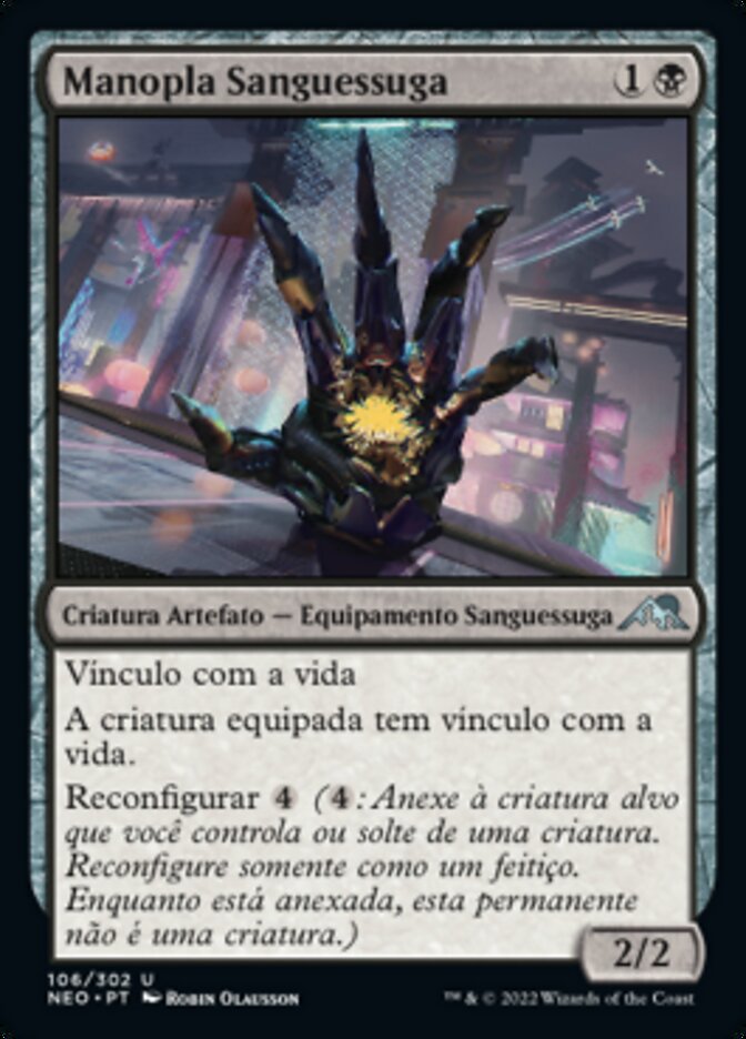 Manopla Sanguessuga / Leech Gauntlet - Magic: The Gathering - MoxLand