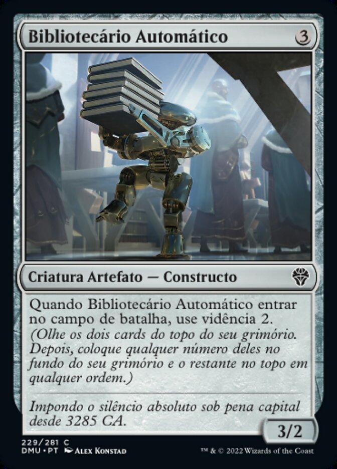 Bibliotecário Automático / Automatic Librarian - Magic: The Gathering - MoxLand