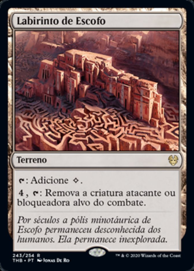 Labirinto de Escofo / Labyrinth of Skophos - Magic: The Gathering - MoxLand