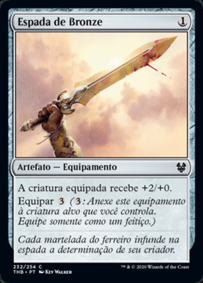 Espada de Bronze / Bronze Sword - Magic: The Gathering - MoxLand