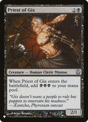 Sacerdote de Gix / Priest of Gix - Magic: The Gathering - MoxLand