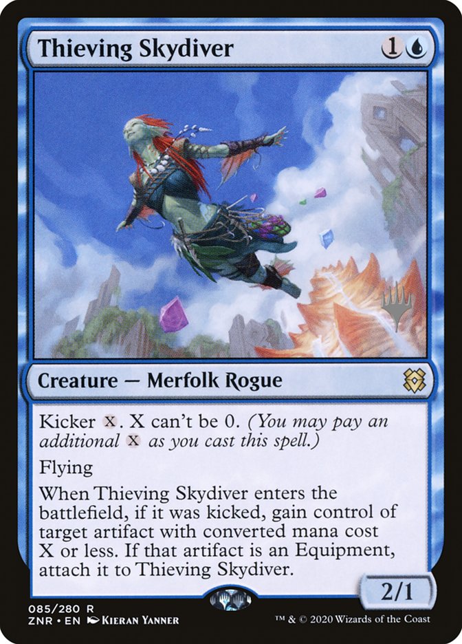 Mergulhadora Celeste Ladra / Thieving Skydiver - Magic: The Gathering - MoxLand