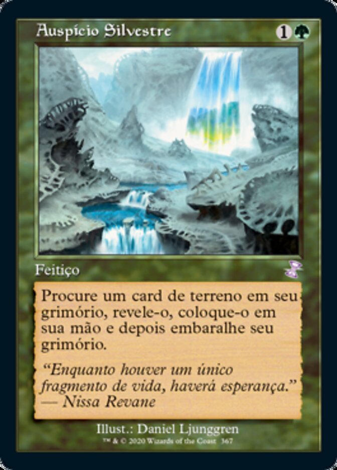 Auspício Silvestre / Sylvan Scrying - Magic: The Gathering - MoxLand