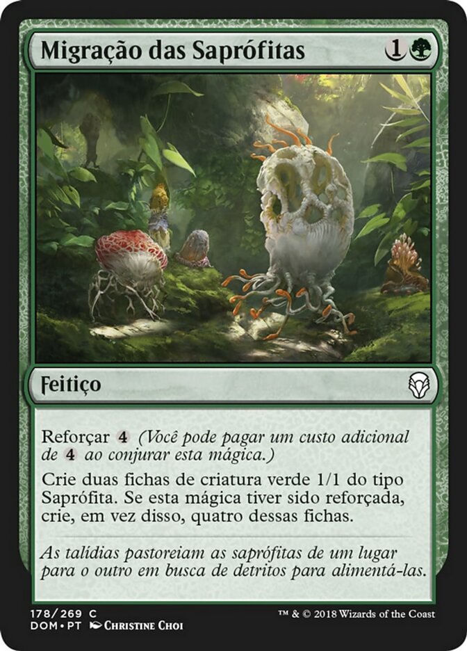 Migração das Saprófitas / Saproling Migration - Magic: The Gathering - MoxLand