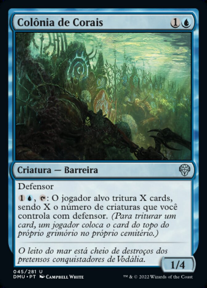 Colônia de Corais / Coral Colony - Magic: The Gathering - MoxLand