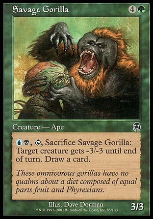 Gorila Selvagem / Savage Gorilla - Magic: The Gathering - MoxLand