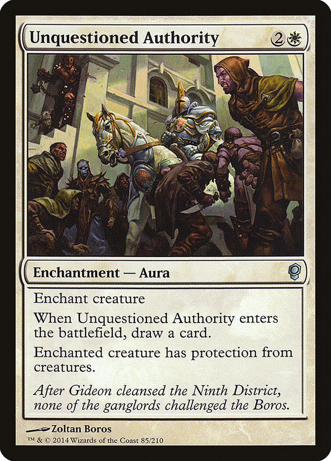 Autoridade Incontestada / Unquestioned Authority - Magic: The Gathering - MoxLand