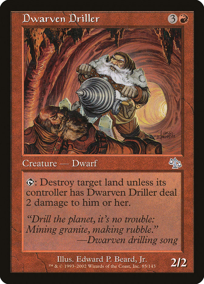 Anão Perfurador / Dwarven Driller - Magic: The Gathering - MoxLand