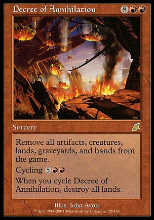 Decreto de Aniquilação / Decree of Annihilation - Magic: The Gathering - MoxLand