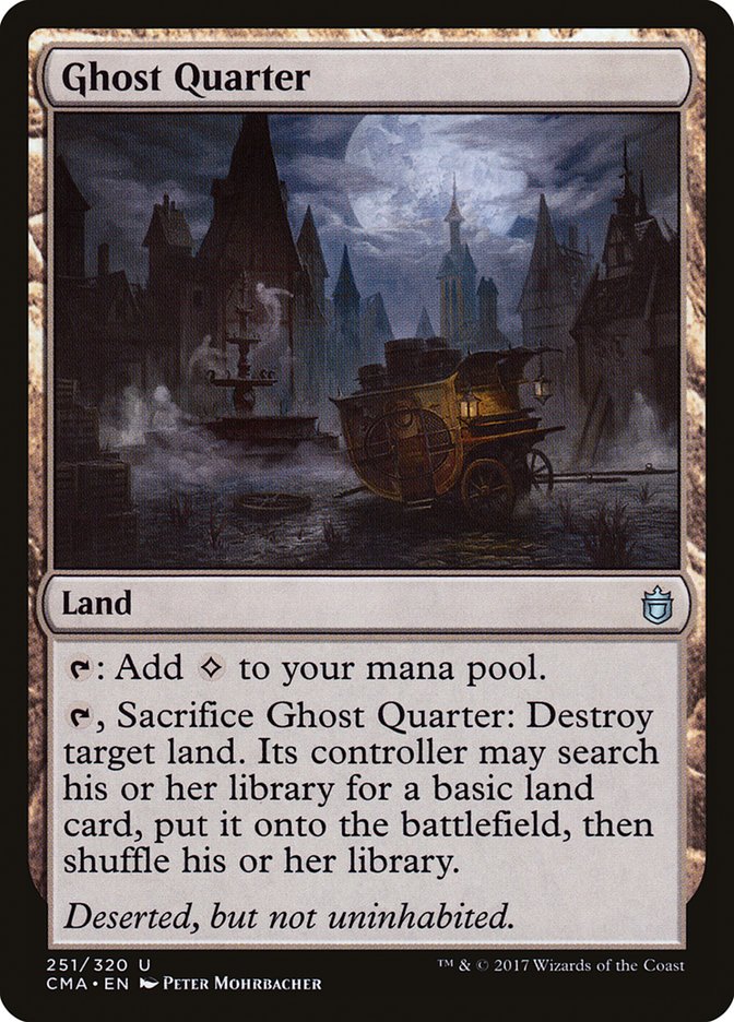 Quarteirão Fantasma / Ghost Quarter - Magic: The Gathering - MoxLand