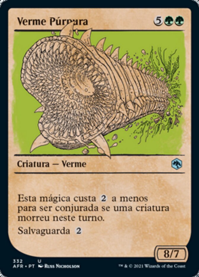 Verme Púrpura / Purple Worm - Magic: The Gathering - MoxLand